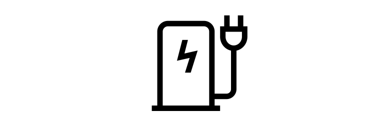 W pełni elektryczne MINI Countryman – ładowanie – ikona stacji ładowania