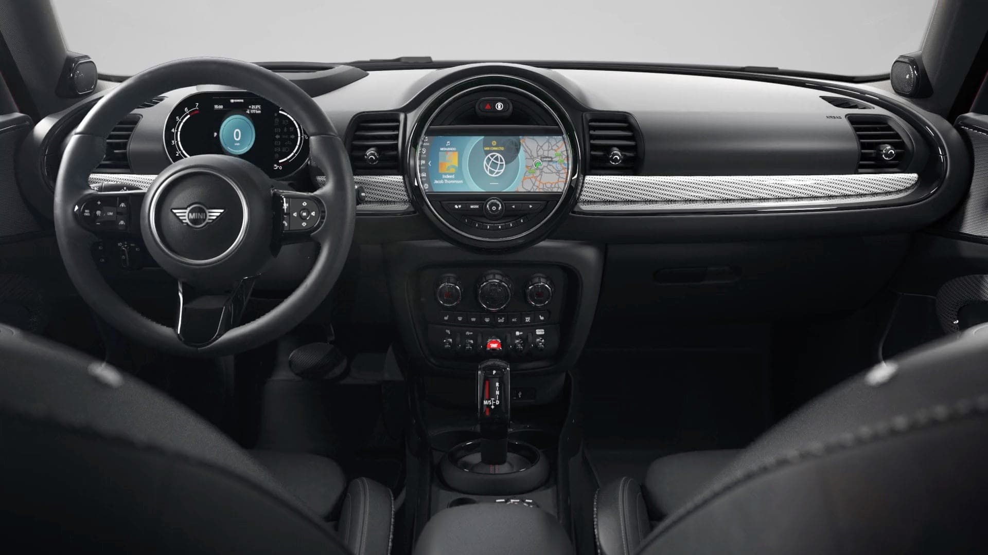 MINI Clubman – widok z przód – szary i czarny