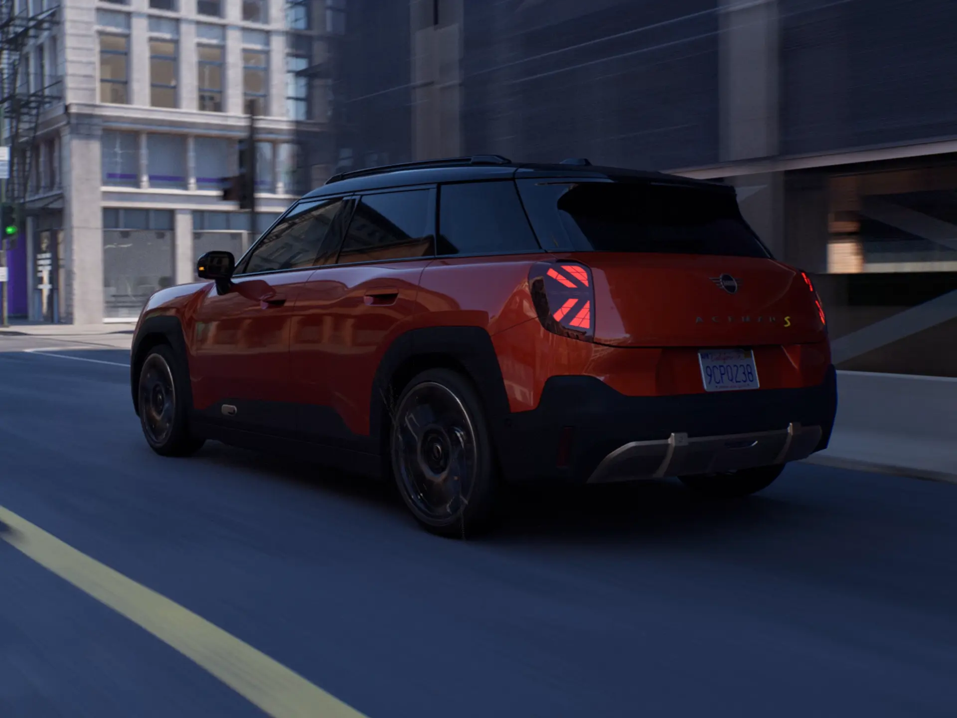 W pełni elektryczne MINI Aceman – samochód elektryczny – wideo