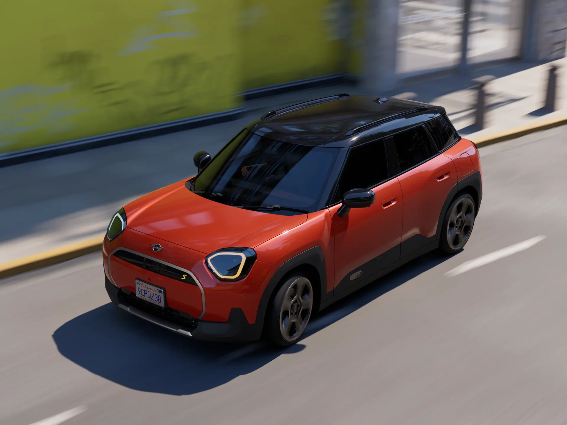 W pełni elektryczne MINI Aceman – zwiastun jazdy próbnej