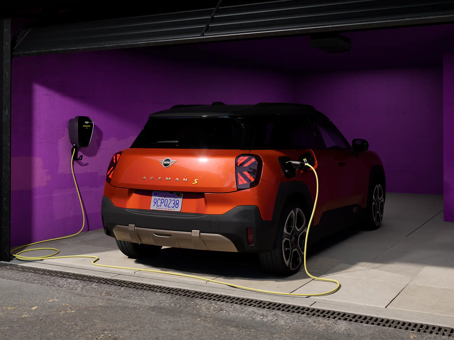 W pełni elektryczne MINI Aceman – ładowanie w domu