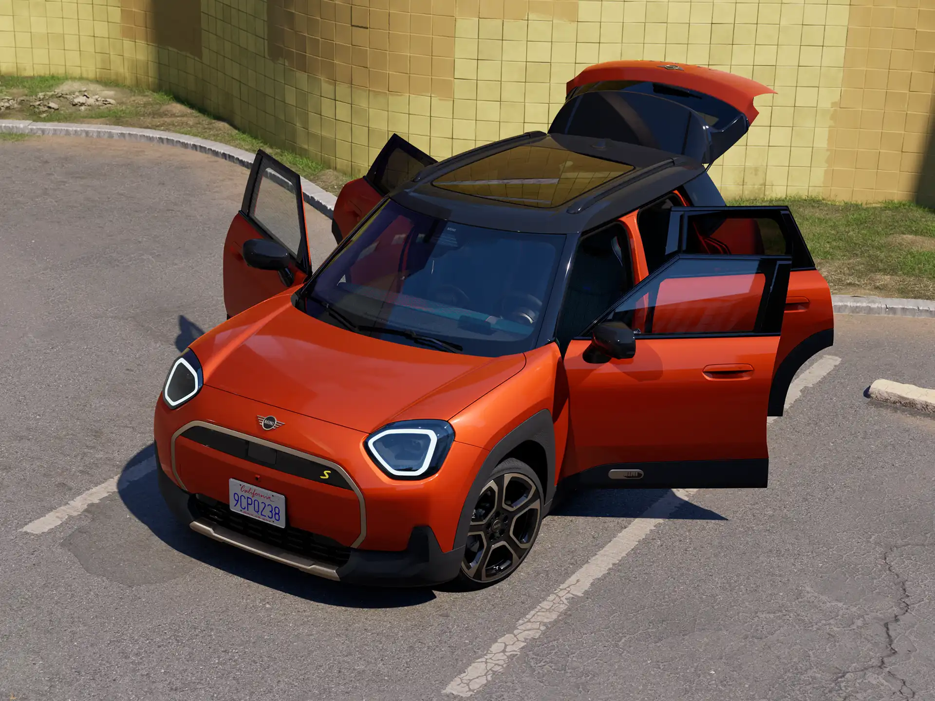 W pełni elektryczne MINI Aceman – miejski crossover