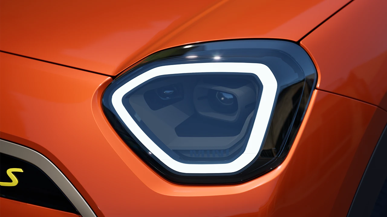 W pełni elektryczne MINI Aceman – reflektory