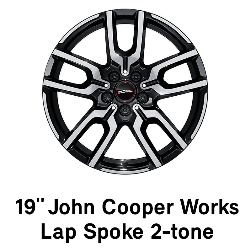 MINI – wyposażenie – 19-calowe JCW Lap Spoke w dwóch odcieniach