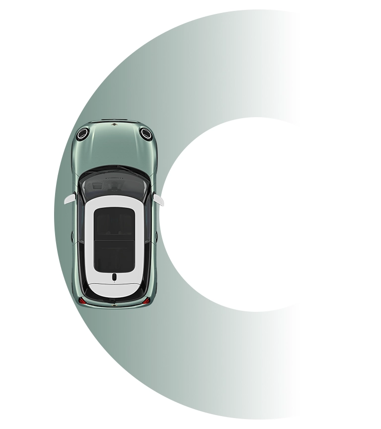 3-drzwiowe MINI Cooper – średnica zawracania