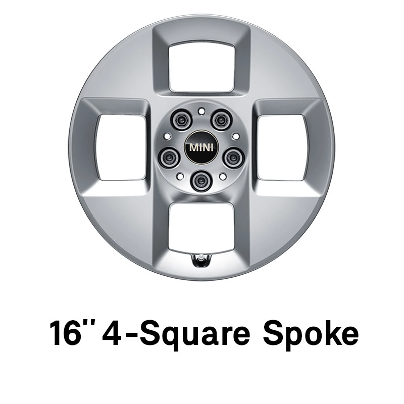 MINI – wyposażenie – 16-calowe obręcze 4-Square Spoke