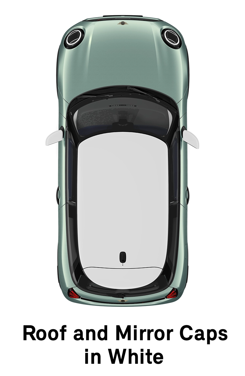  MINI – wyposażenie – linia classic – dach w kolorze białym