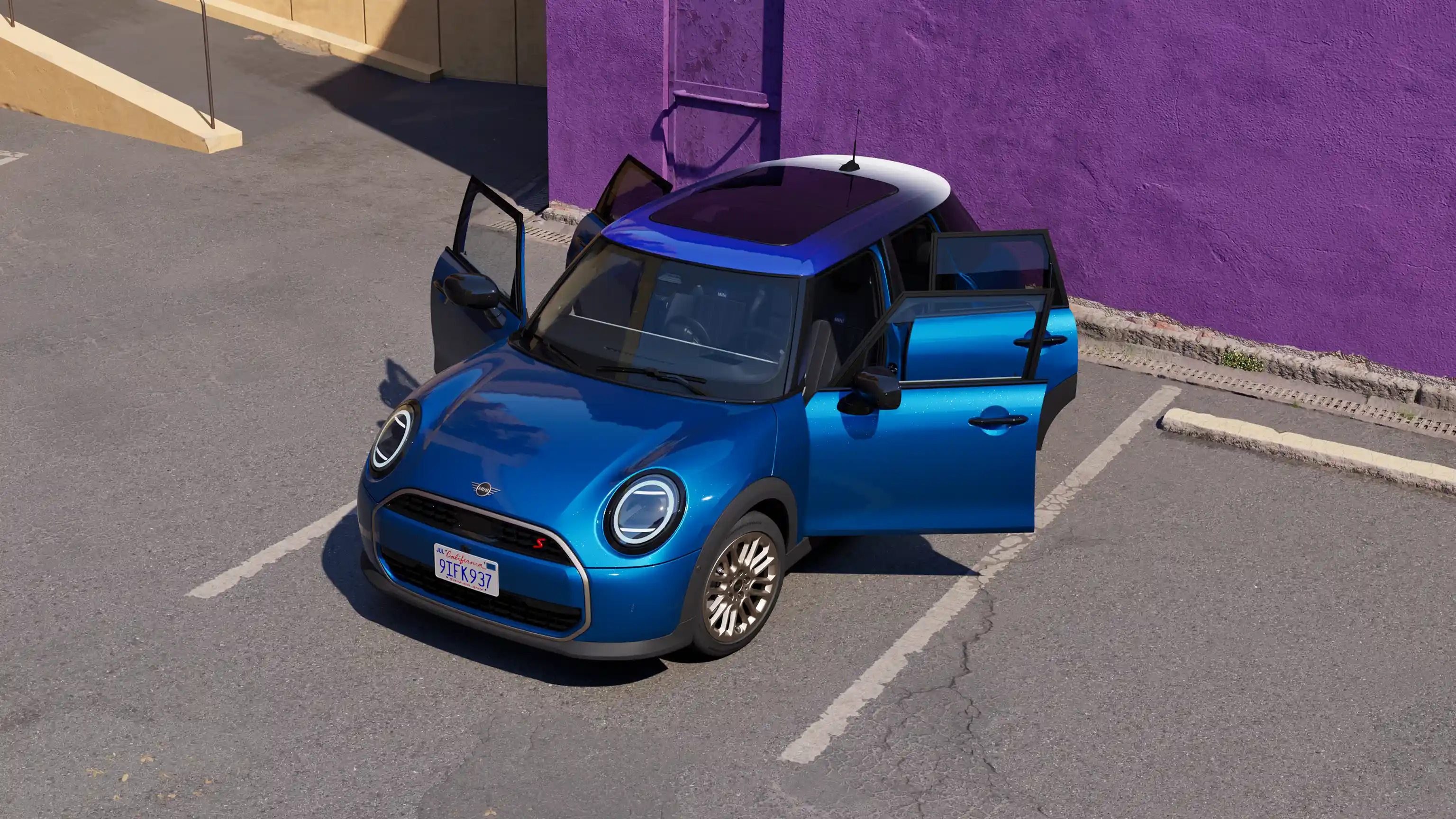 5-drzwiowe MINI Cooper – otwarte drzwi