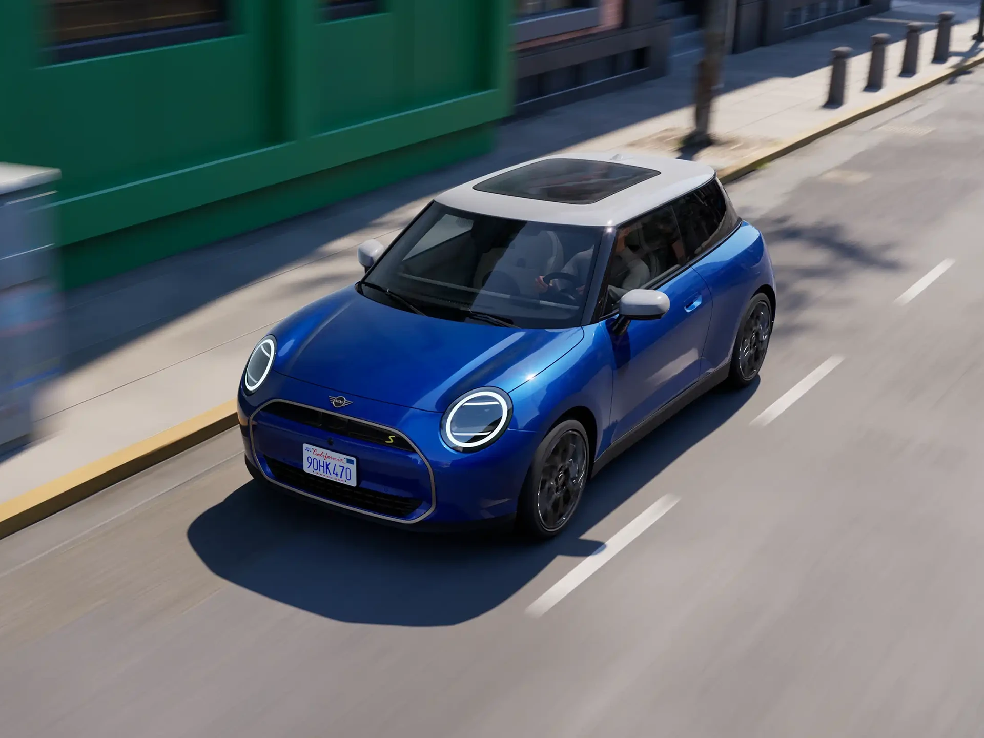 W pełni elektryczne MINI Cooper – zwiastun jazdy próbnej