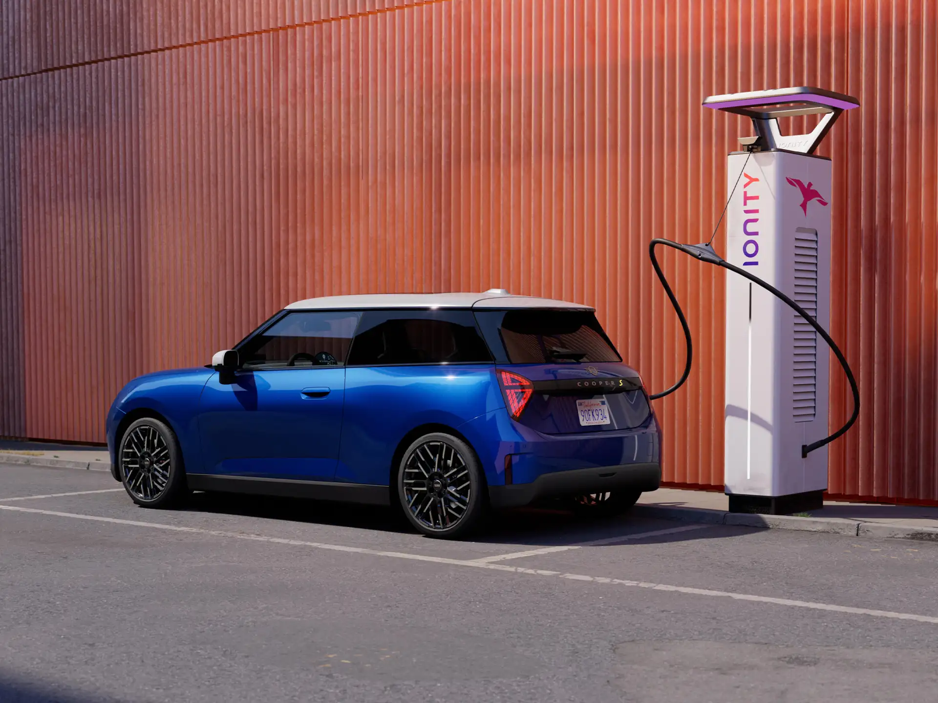 W pełni elektryczne MINI Cooper – ładowanie w miejscach publicznych
