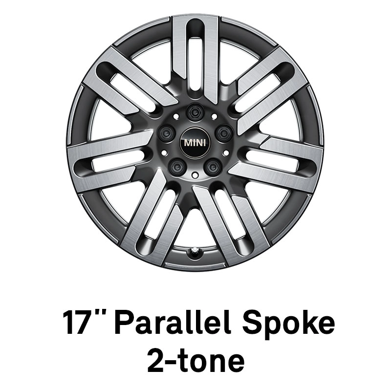 MINI – wyposażenie – 17-calowe Parallel Spoke w dwóch odcieniach