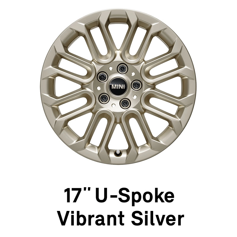 MINI – wyposażenie – 17-calowe U-Spoke Vibrant Silver