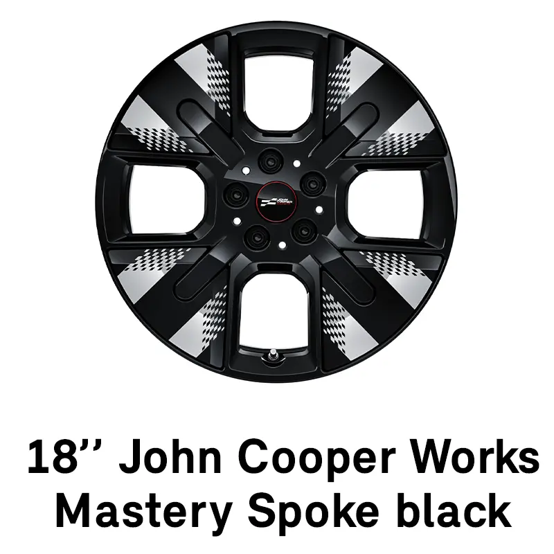 MINI – wyposażenie – 18-calowe JCW Mastery Spoke Black