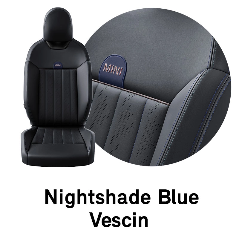 MINI – wyposażenie – materiał Vescin w kolorze nightshade