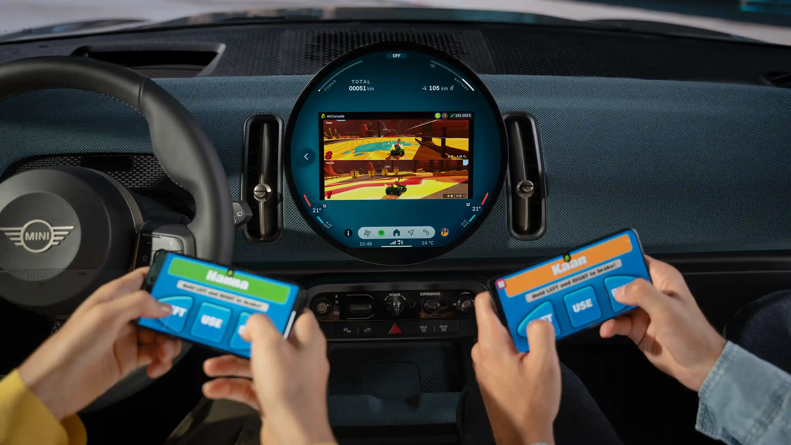 W pełni elektryczne MINI Cooper – system rozrywki
