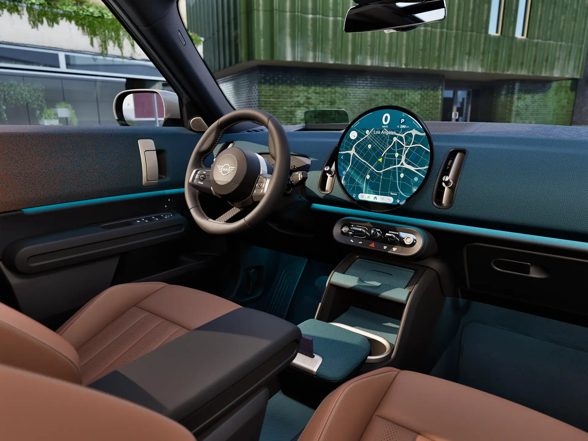 Elektryczne MINI Countryman – stylistyka kabiny