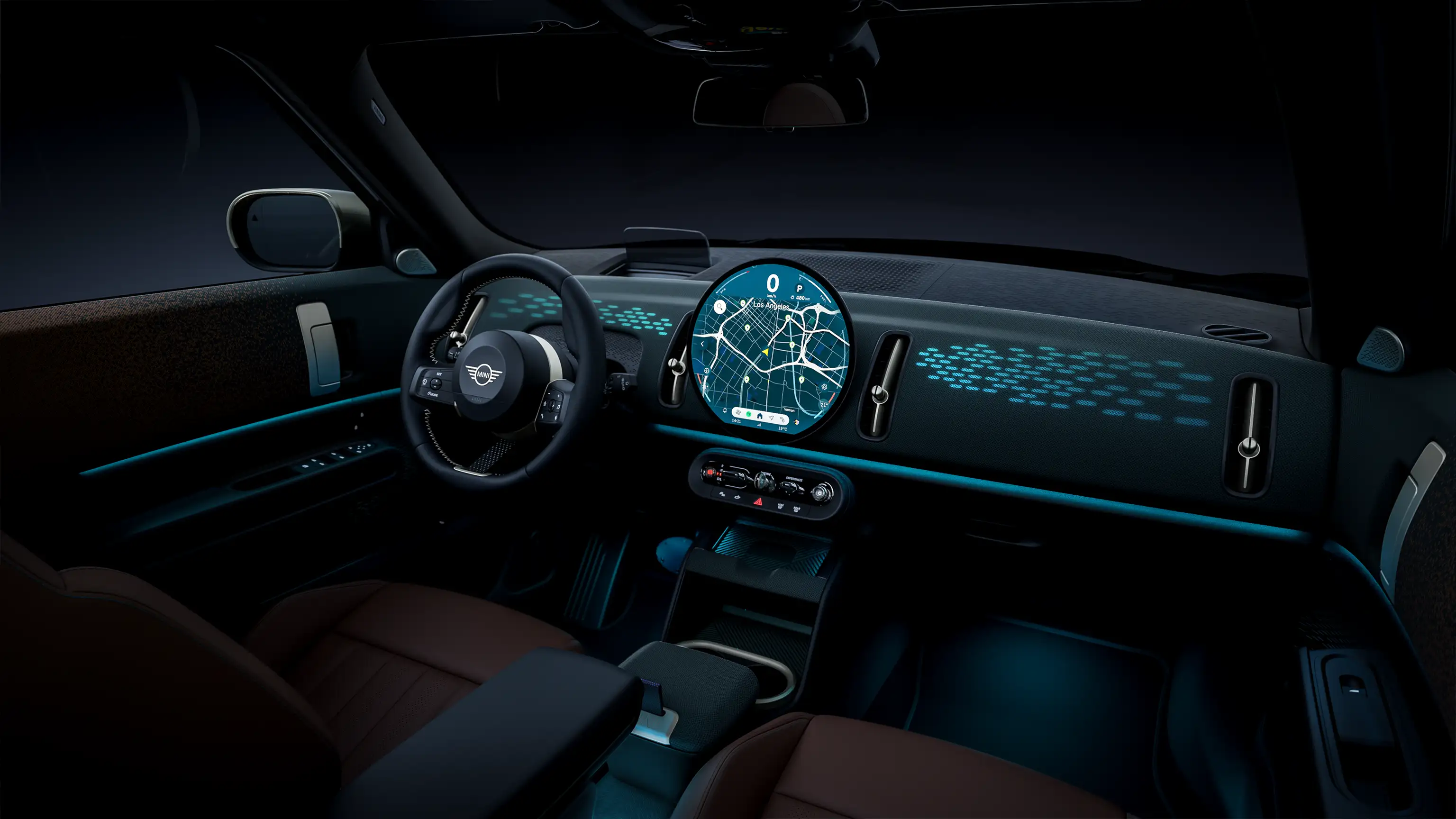 Elektryczne MINI Countryman – kabina