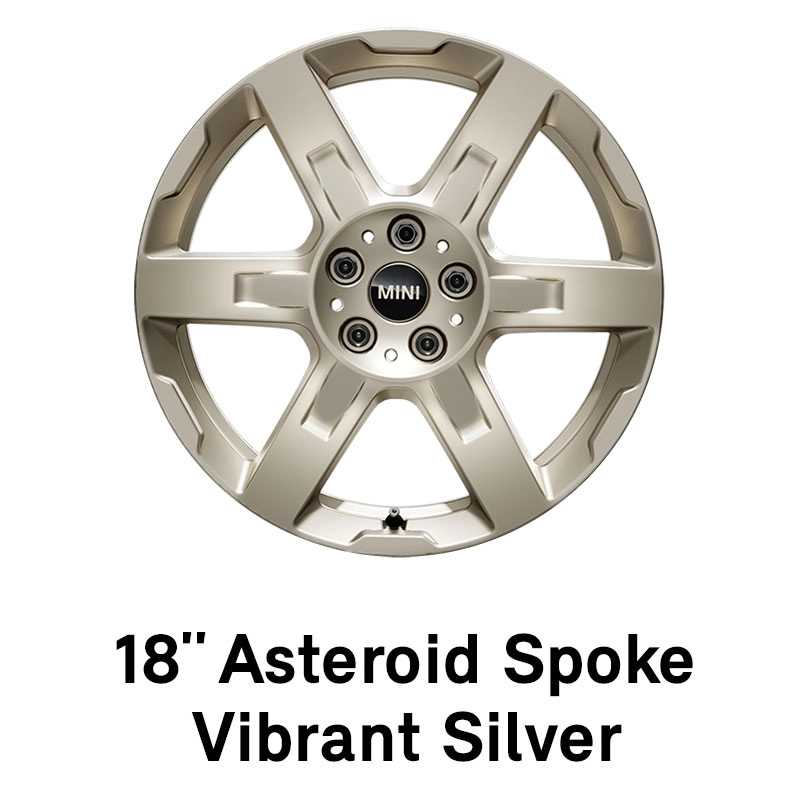MINI – wyposażenie – 18-calowe koła Asteroid Spoke Vibrant Silver