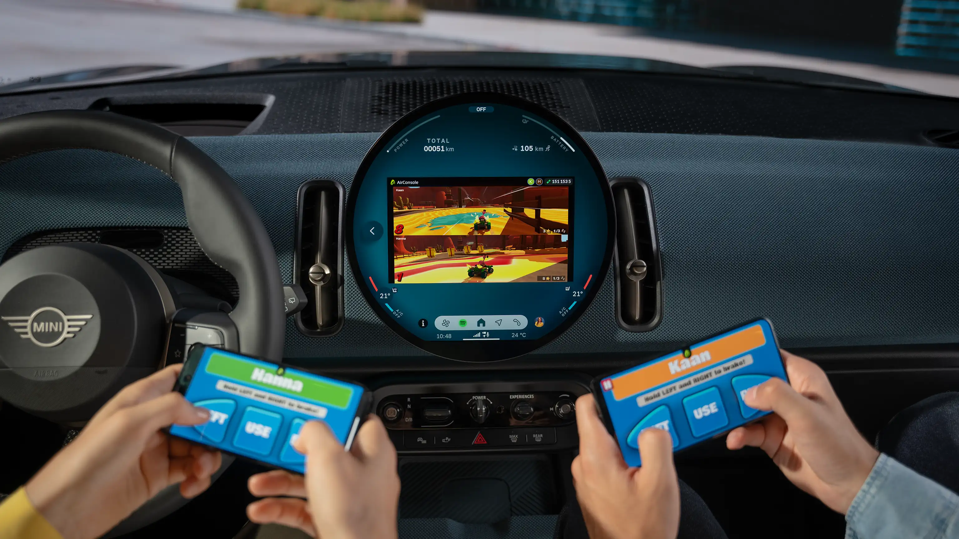 Elektryczne MINI Countryman – system rozrywki