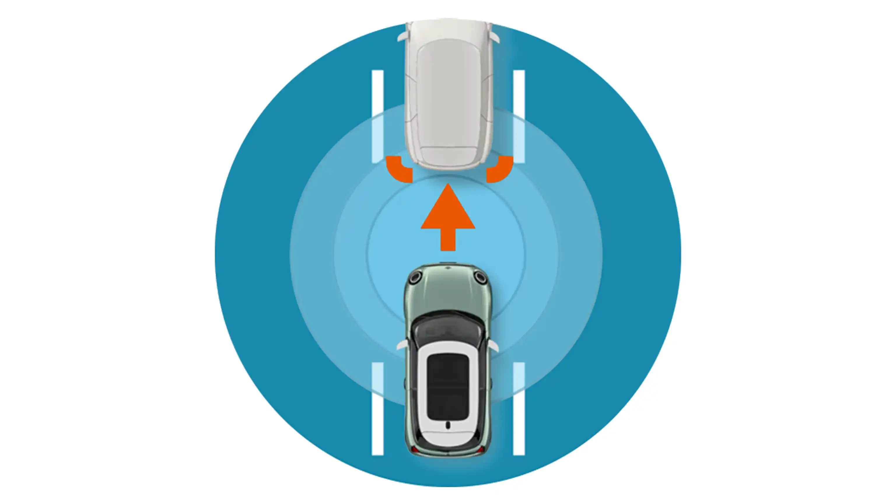 Elektryczne MINI Countryman – aktywny system Driving Assistant