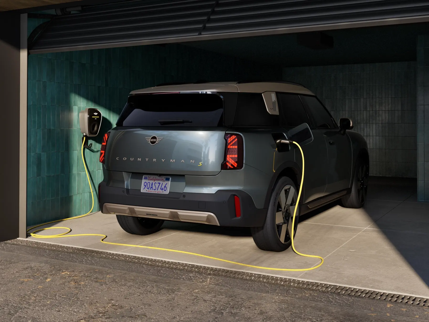 Elektryczne MINI Countryman – widok z tyłu