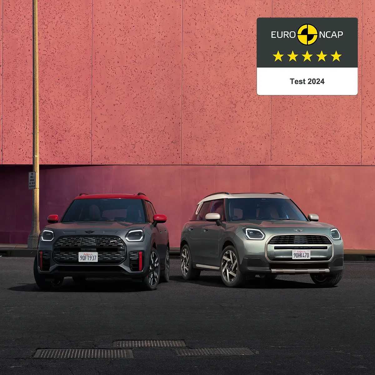 W pełni elektryczne MINI Countryman - ncap  teaser