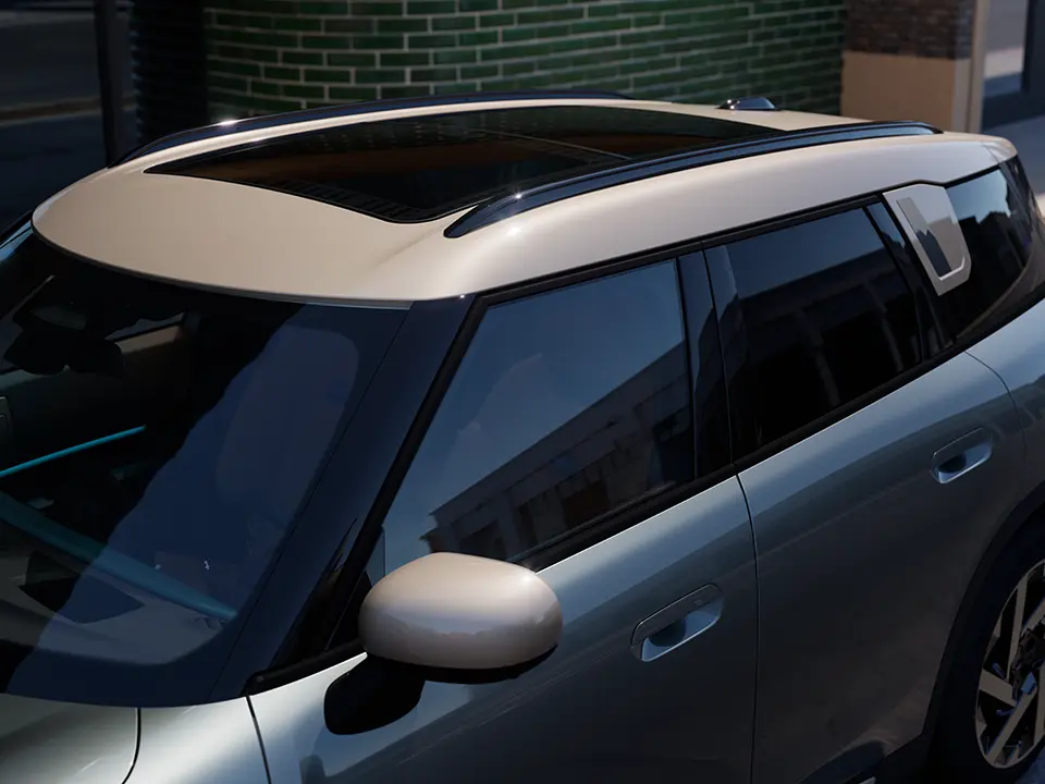 MINI Countryman – wygląd zewnętrzny – dach z panoramicznym szyberdachem