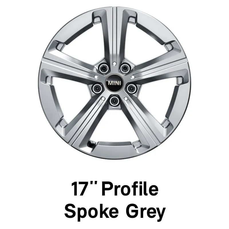 MINI – wyposażenie – 17-calowe obręcze profile spoke grey