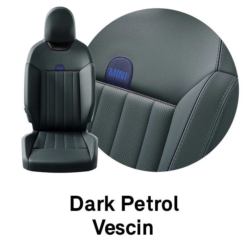 MINI – wyposażenie – materiał vescin w kolorze dark petrol