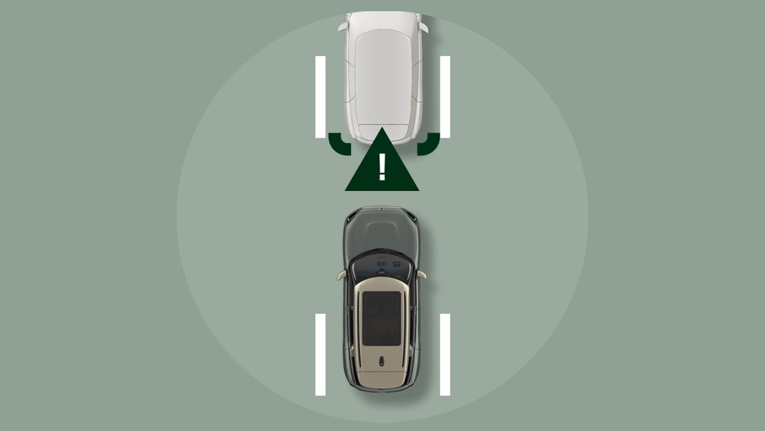 MINI Countryman – ostrzeżenie o kolizji czołowej