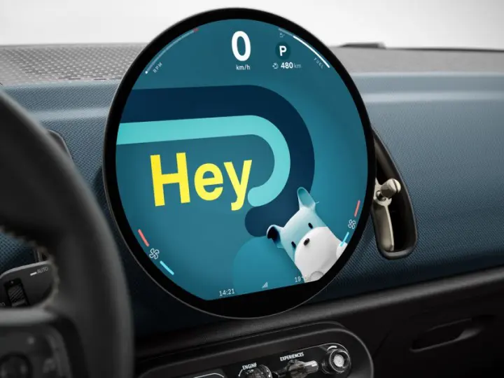 MINI Countryman – wyświetlacz oled z asystentem spike