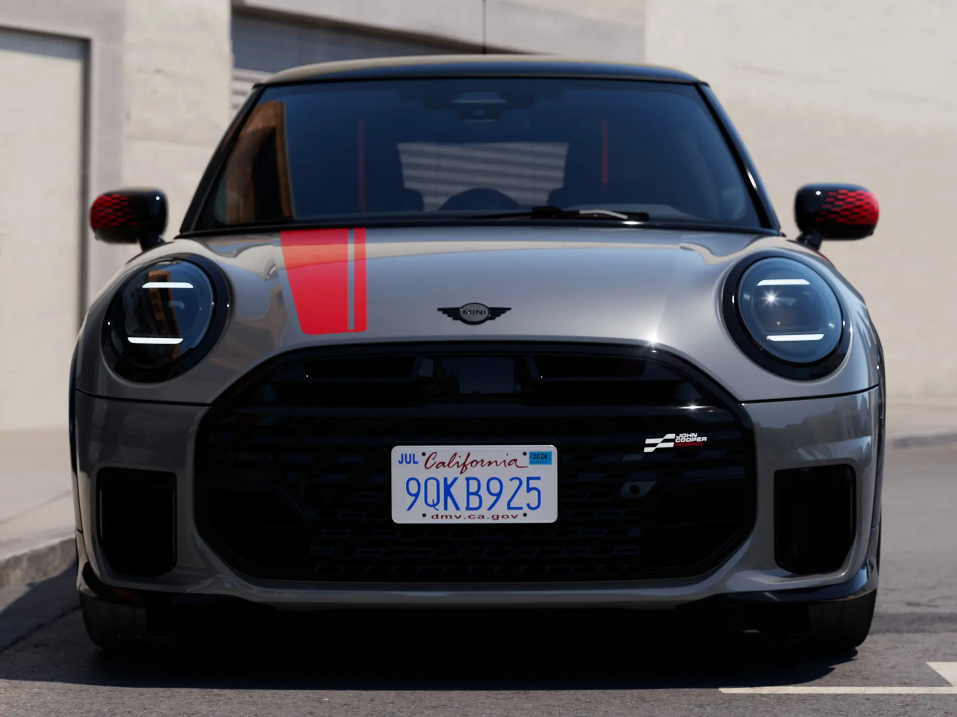 Wiosna i lato MINI – widok MINI Cooper z przodu