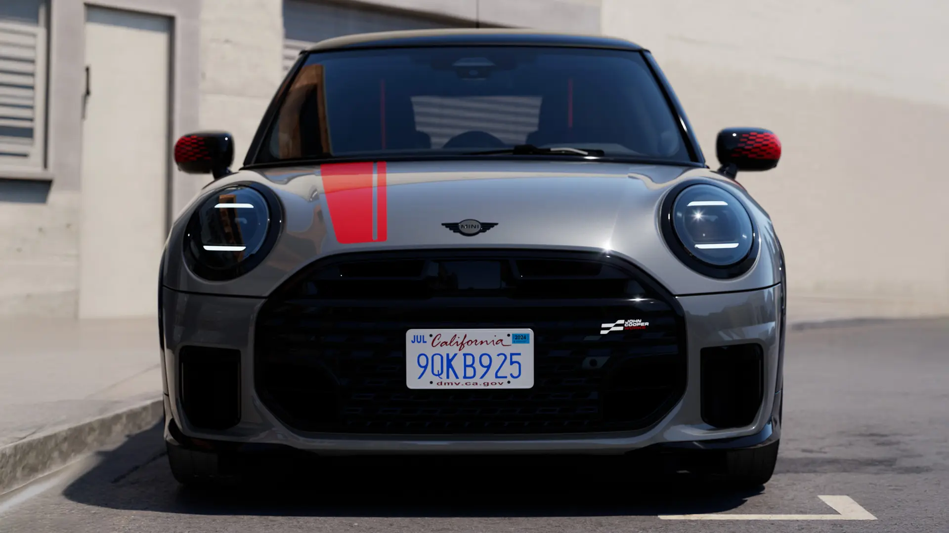 Wiosna i lato MINI – widok MINI Cooper z przodu