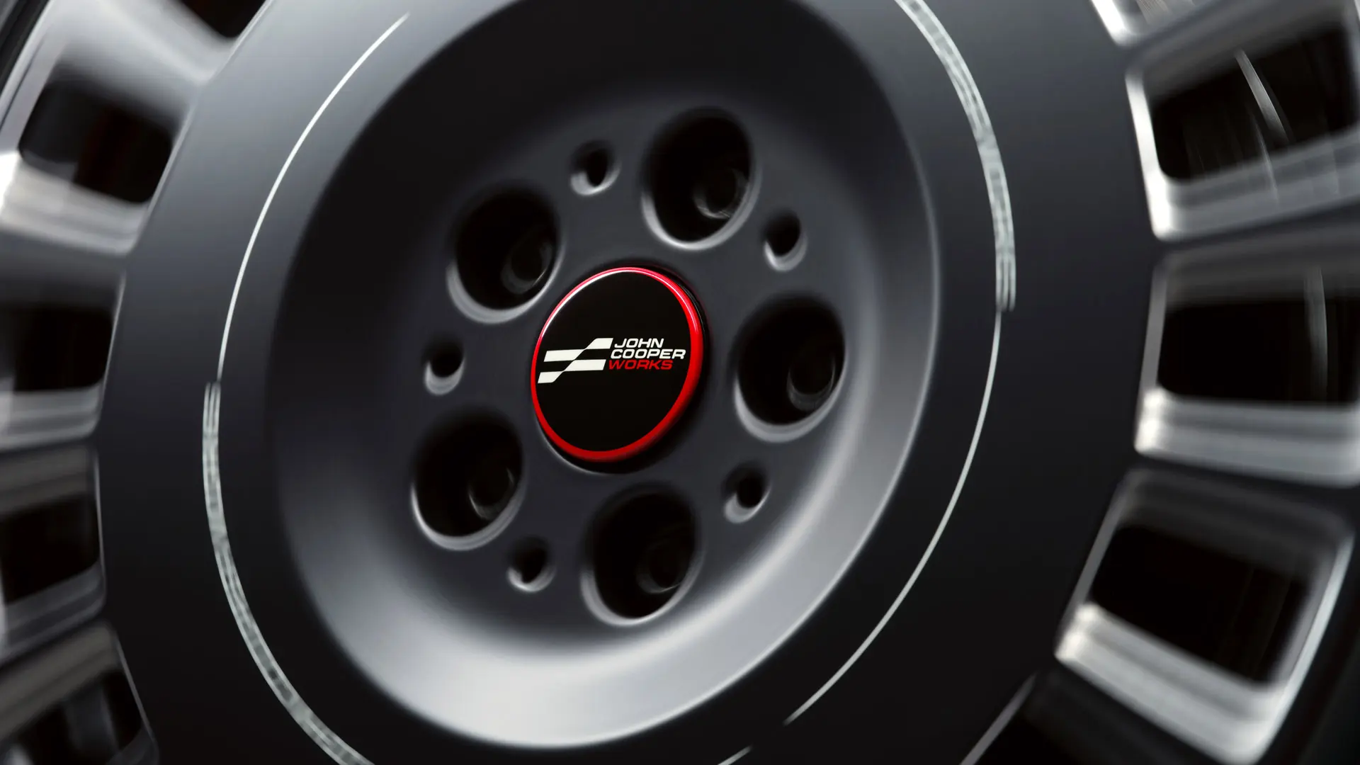 Koła MINI – obrotowy dekielek obręczy koła JCW 