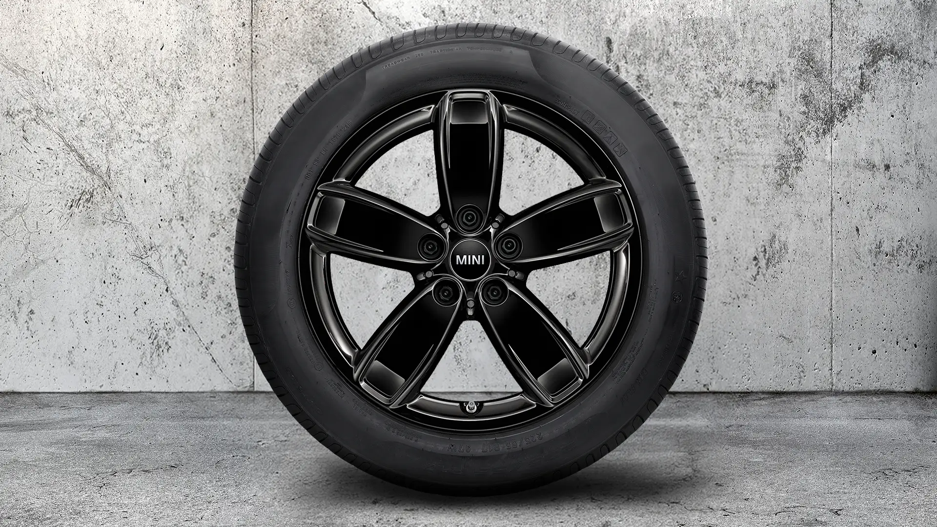 17″ MINI CHANNEL SPOKE 531 (JET BLACK NIEMETALIZOWANY).