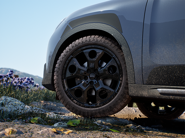Zdjęcie felg MINI Countryman Untamed Edition.