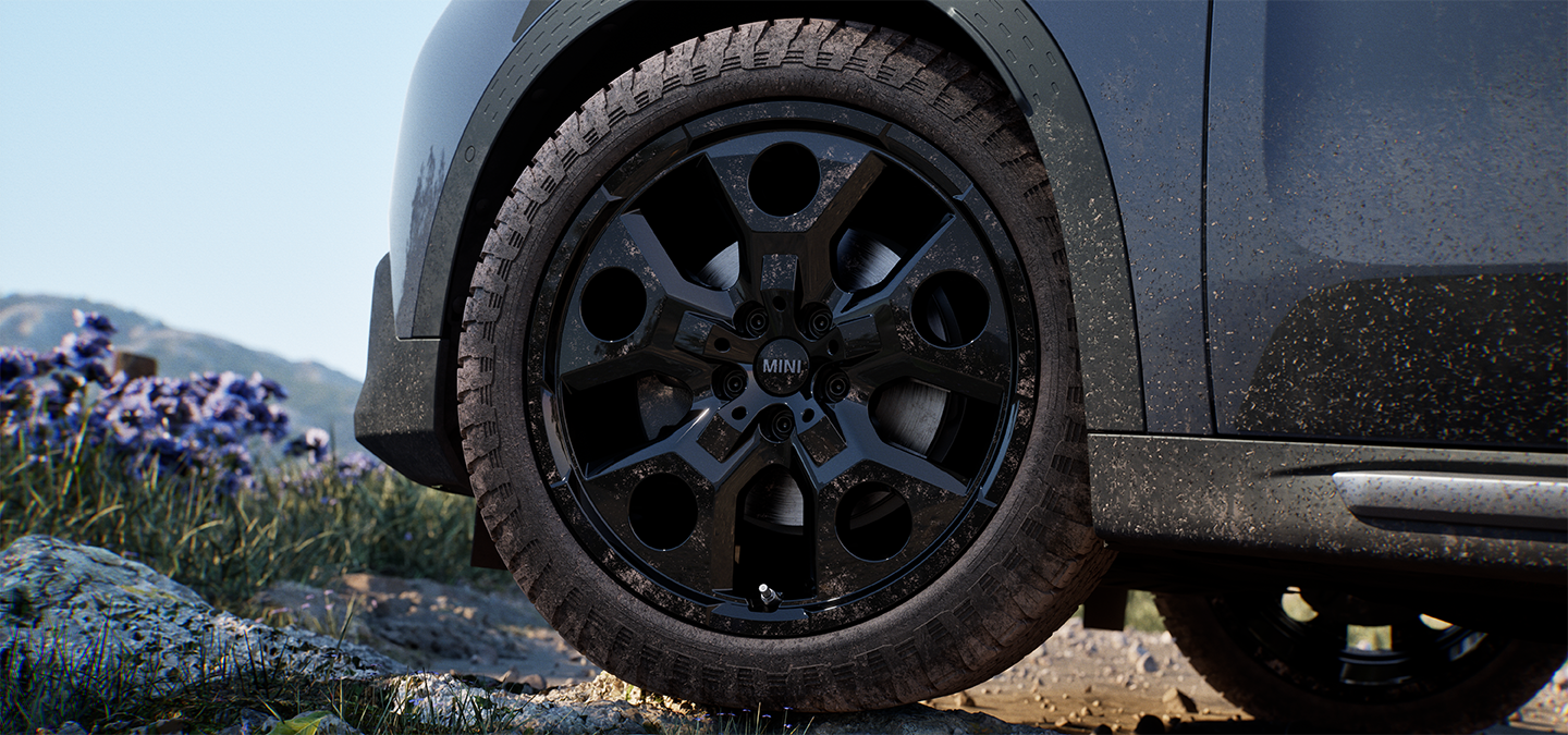 Zdjęcie felg MINI Countryman Untamed Edition.