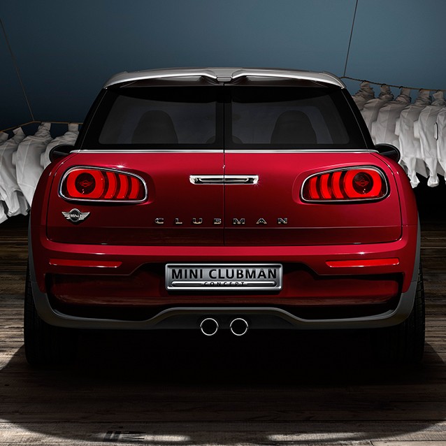 Dwuskrzydłowe drzwi bagażnika w MINI Clubman Concept