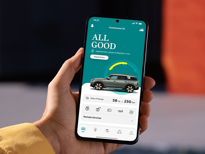 Elektromobilność MINI - aplikacja MINI